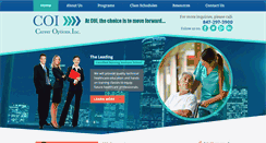 Desktop Screenshot of careeroptionscenter.com